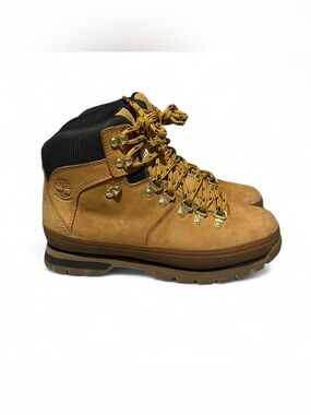 Timberland Euro Hiker Boots Womens Size 7.5 ReBOTL Wheat Nubuck